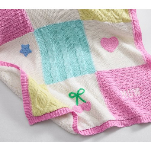 Stoney Clover Lane Patchwork Heirloom Baby Blanket