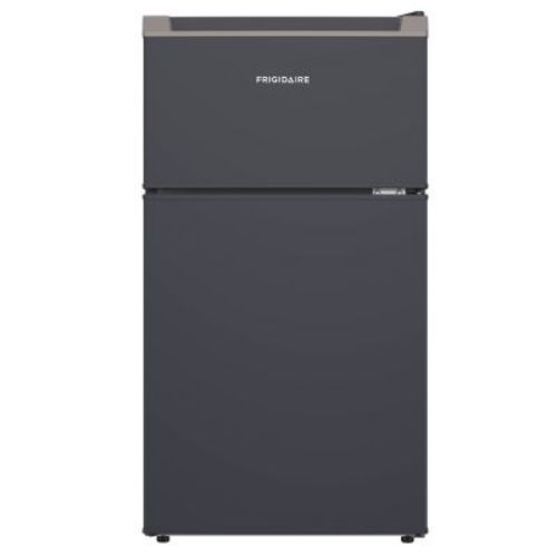 Frigidaire 3.1cu ft 2 Door Freestanding Mini Refrigerator Slate: Top Door Freezer, Reversible Door, ETL Listed, 1 Year Warranty