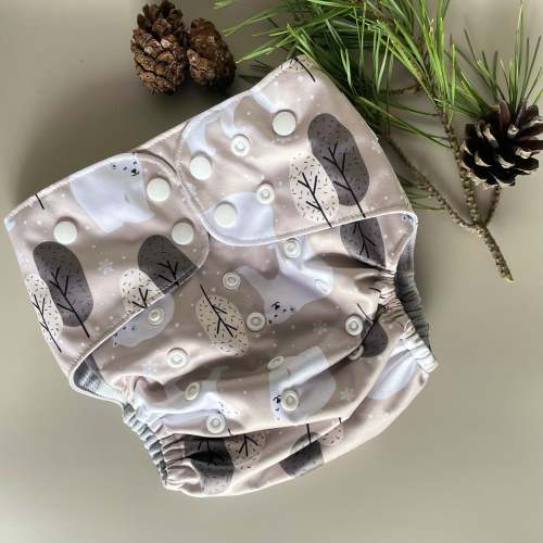 SNOW BEAR - Pocket Diaper