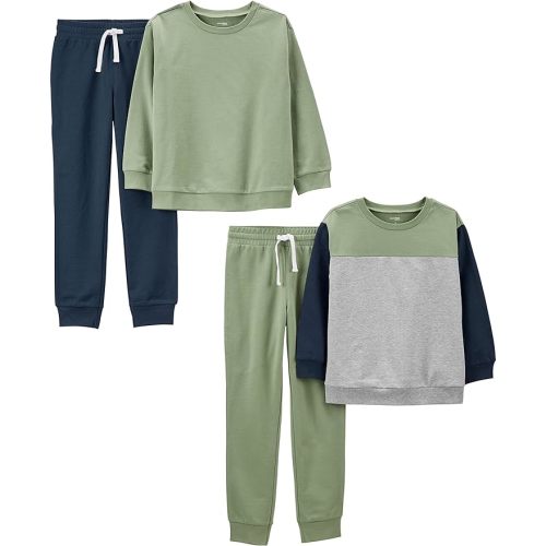 Simple Joys by Carter's boys 4-piece Sweatshirt Set
