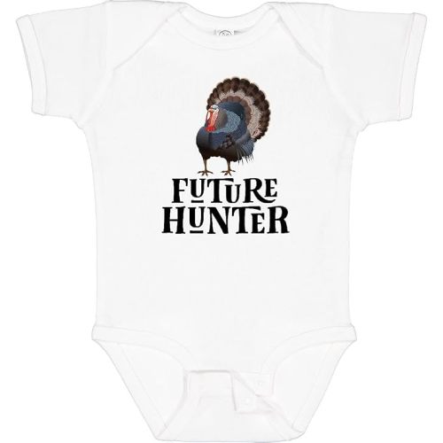 inktastic Turkey Hunting Future Hunter Baby Bodysuit