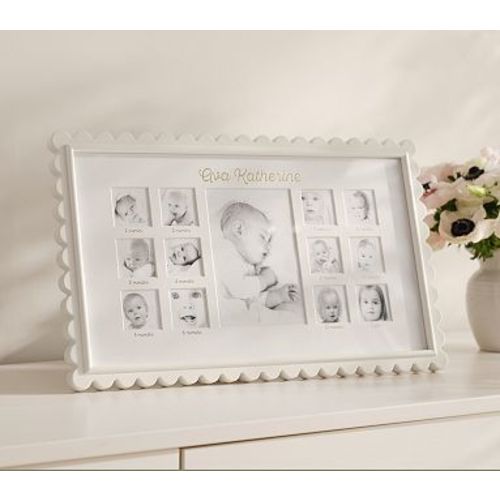 Penny First Year Frame, Simply White