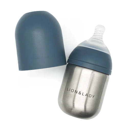 18/8 Stainless Steel Baby Bottle Single - 210ml