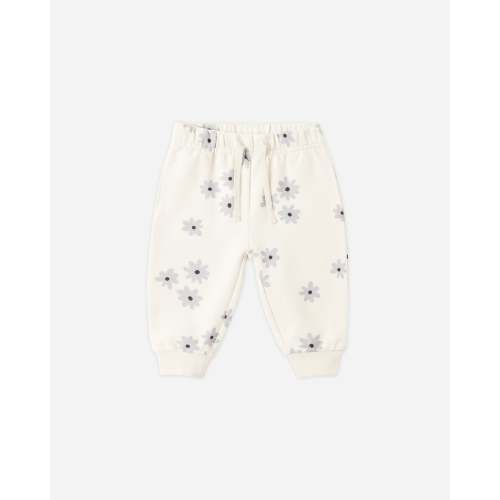 Relaxed Fleece Sweatpant Blue Daisy – Quincy Mae