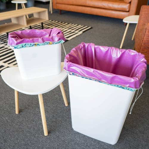 Washable Pail Liner: Small or Large - Zero Waste Trash/Recycle/Wash Bag