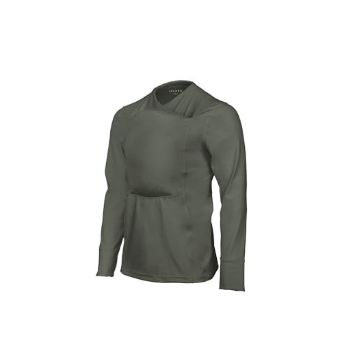 Lalabu The Dad Shirt | Hands-Free Baby Carrier for Dad with Kangaroo Pouch | Engineered for Bonding, Safety, & Comfort for Newborns Up to 15 Lbs. | CPSC Compliant