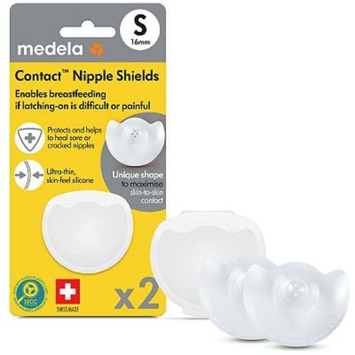 Medela Contact Nipple Shields for Breastfeeding 2-Pack with Case
