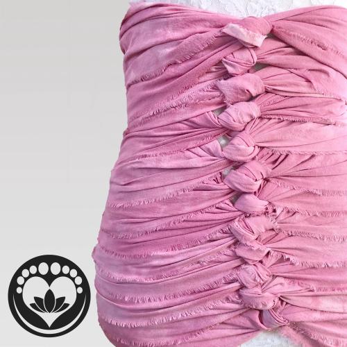 Limited Bengkung Belly Binding Wrap: eco hand dyed, colorfast, postpartum support, postnatal binder, numerous video tutorials.