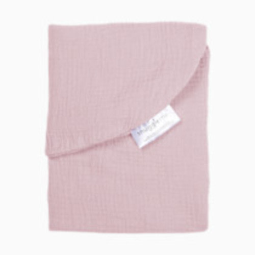 Snuggle Me Organic Infant Lounger Curve Muslin Cover - Petal