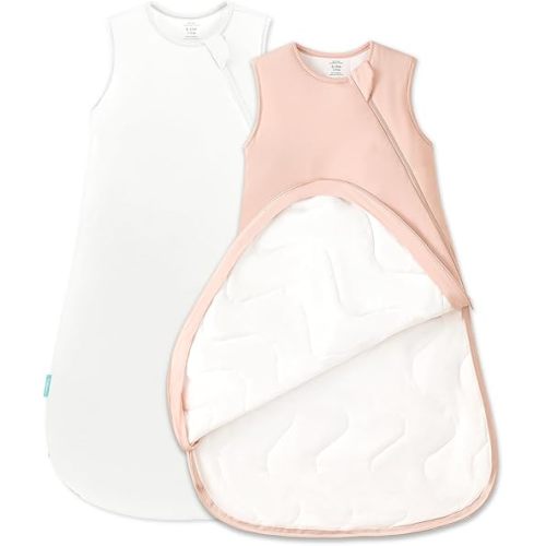 Quilted Supersoft Sleep Sack, 2.5 TOG Premium Bamboo Viscose Warm Baby Sleeping Bag, Thick Babies Wearable Blanket