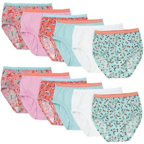 Fruit of the Loom Toddler Girls' Tag-Free Cotton Underwear