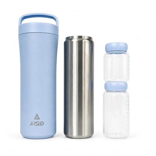 Portable Breast Milk Cooler Bottle for Travel, 480ml Milk Chiller
