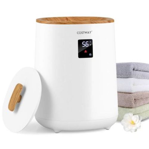 Costway 18L Towel Warmer for Bathroom with LED Display Auto Shut off for 2 40” x 70” Towels