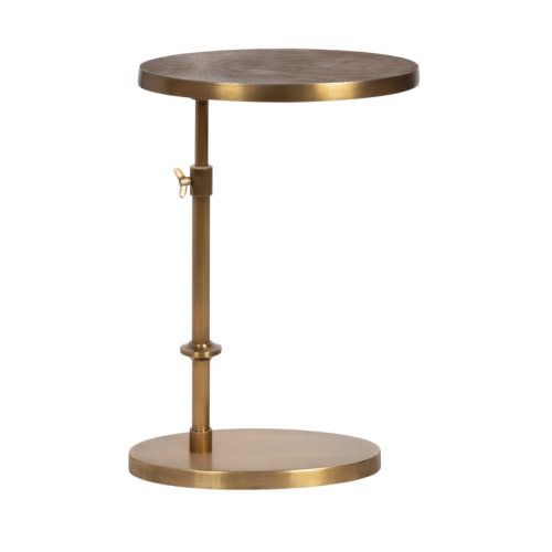 Mercer41 Leventhal Modern Oval C-Table with Adjustable Height for Living Room End Table Decor & Reviews | Wayfair