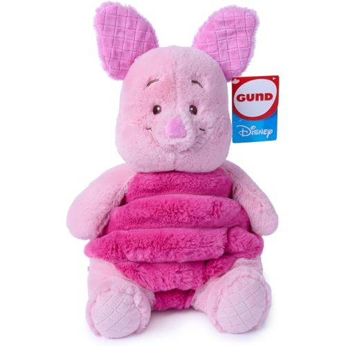GUND Disney Winnie the Pooh Oh So Snuggly Piglet 12.5-Inch Plush, Ages 0+