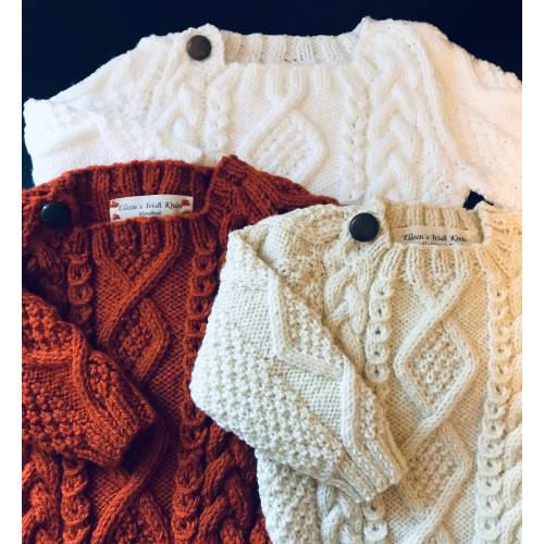 Baby’s First Irish Sweater (Acrylic) 2T