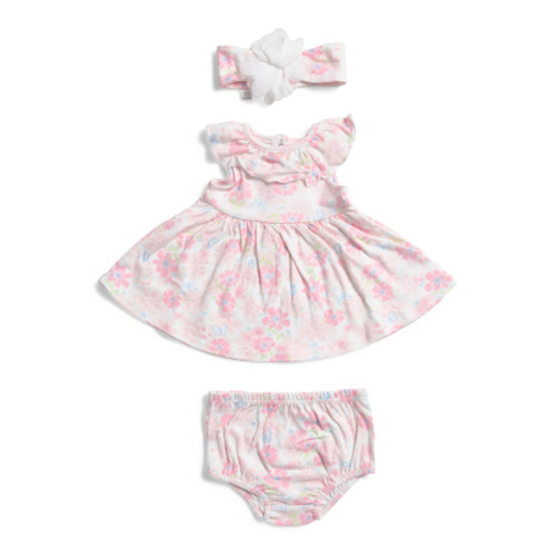 Newborn Girls Floral Dress Set | Girls' Dresses | T.J.Maxx