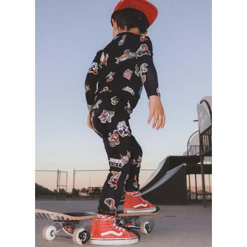 Sticker Slap Bamboo Kids Pajamas