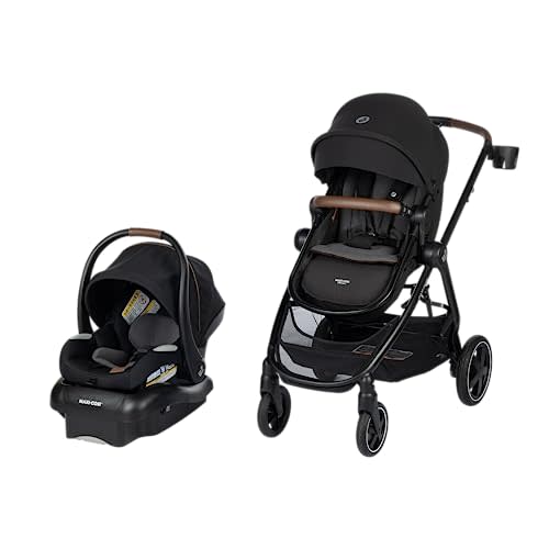 Maxi-Cosi Zelia Luxe 5-in-1 Modular Travel System in New Hope Black