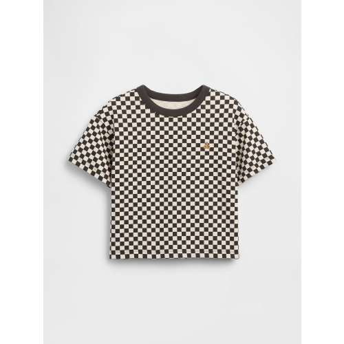 Baby & Toddler Boxy Checkered T-Shirt