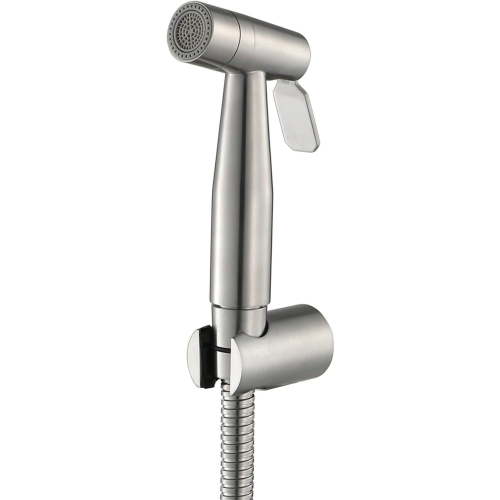 HandheldSprayer, Premium Stainless Steel Cloth Diaper Sprayer Set 2 FunctionSprayer for Toilet for Toilet-Adjustable Water Pressure Control,Telephone line Hose