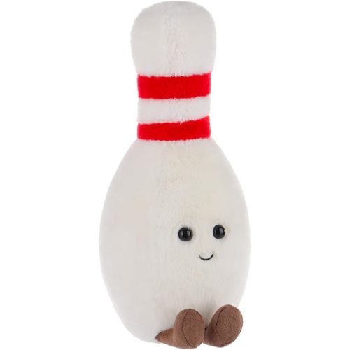 Apricot Lamb Happy Bowling Stuffed Animals for Kids, Soft Cute Plush Toys for Baby Girl and Boy, Fluffy Happy Bowling 9.5 Inches
