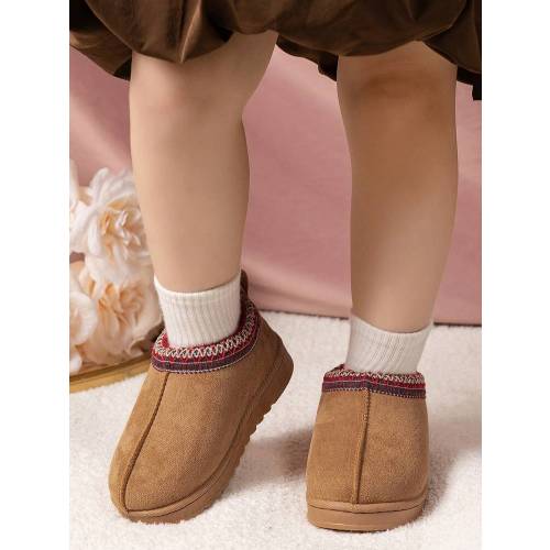 1-4 Years Old Baby Snow Boots, Winter 2025 Infant Toddler Shoes, Girls Fashion Snow Boots, Boys Thick Warm Boots | SHEIN USA