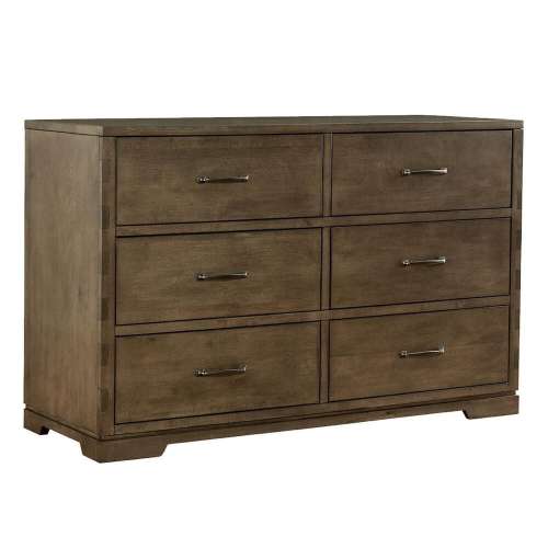 Eastern Shore Dovetail 6 Drawer Dresser in Graphite