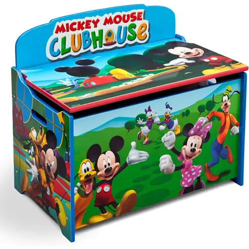 Delta Children Deluxe Toy Box, Disney Mickey Mouse