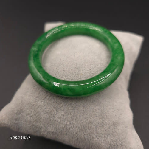 Baby Jade Bangle Green (Size 4.5, 3-6 Months)