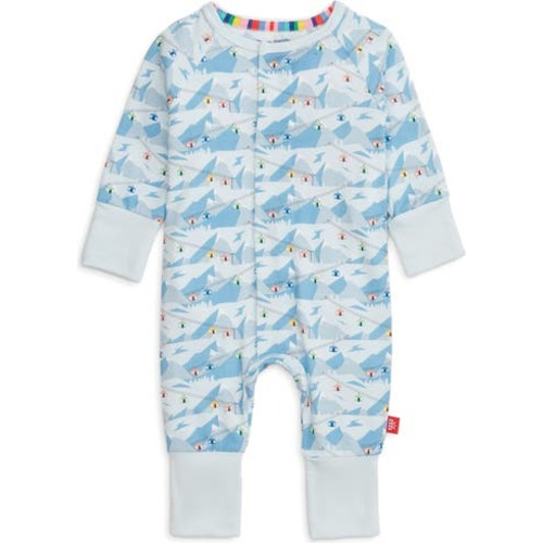 Blue Aprés Chic Magnetic Convertible Romper, 12-18M