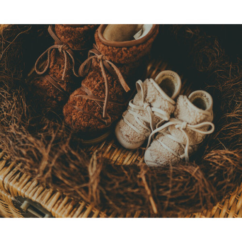 Inuk Lining & Lilac Nubuck Boots, Cream - Donsje Amsterdam | Maisonette