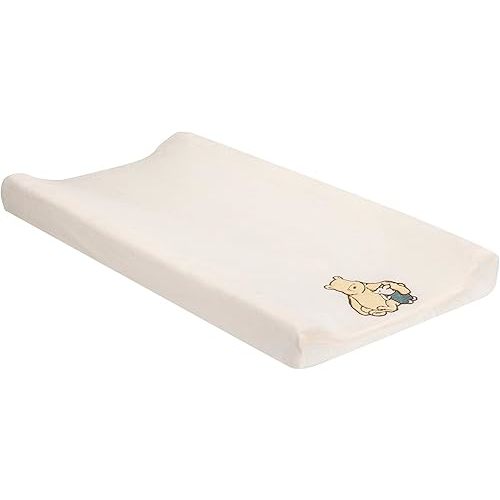 Lambs & Ivy Disney Baby Storytime Pooh Soft Creamy White Changing Pad Cover