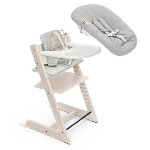 Tripp Trapp® High Chair² and Cushion with Stokke® Tray and Newborn Set