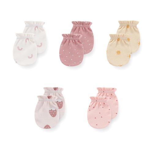 Amazon.com: JELYLOVE 5 Pack Unisex New Born Boy Girls No Scratch Mittens Cotton Soft Baby Gloves Accessory 0-3 Months Baby Essentials: Clothing, Shoes & Jewelry