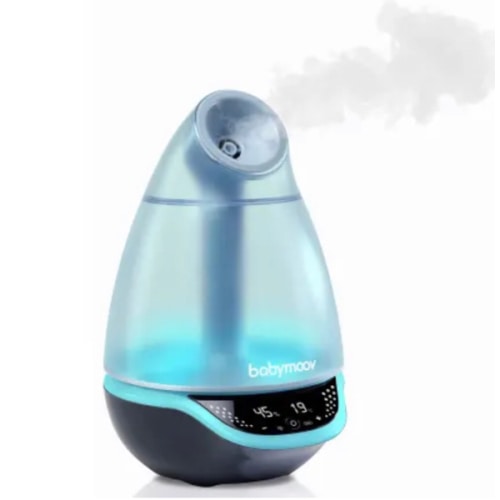 Amazon.com : Babymoov Hygro Plus Cool Mist Humidifier 3-in-1 Humidity Control, Multicolored Night Light & Essential Oil Diffuser Easy Use and Care-Blue(NO Filter Needed) : Health & Household