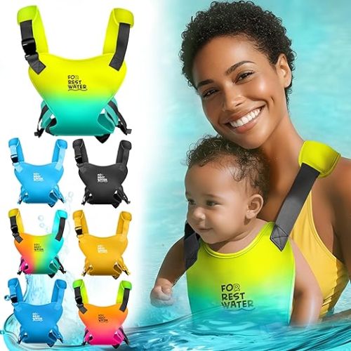 Baby Carrier - Premium Neoprene Ergonomic for Warm & Safe Water & Land Fun (4-24 Months) - Adjustable Infant & Toddler Harness – Summer & Winter Baby Carrier (Blue3538C)