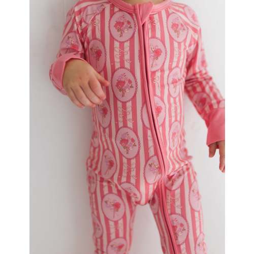 Pink Blaire Zipper Romper – In My Jammers