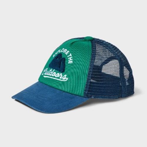 Baby Boys' Baseball Hat - Cat & Jack™ Blue/green 12-24m