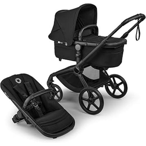 Bugaboo Fox 5 Renew Full Size All Terrain Premium Stroller from Newborn to Toddler - Heritage Black