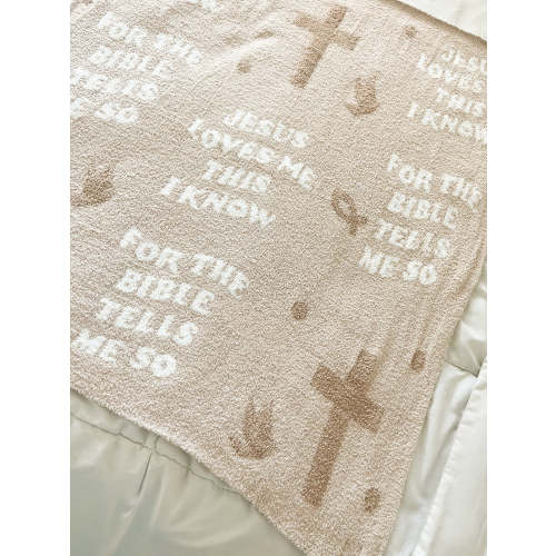 Jesus Loves Me This I Know Plush Blanket – OUR HOUSE ABOVE
