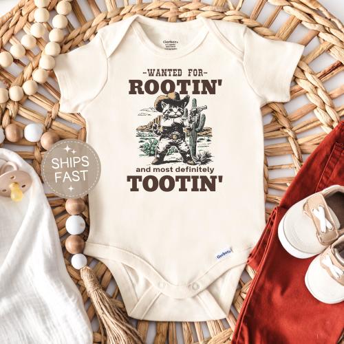 Funny Baby Onesie® Rodeo Rootin Tootin