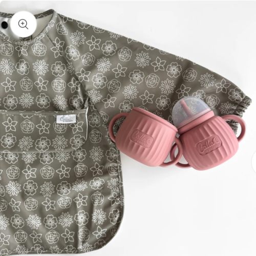 The Grayson Long Sleeve Bib - Blossom – Calla and Friends