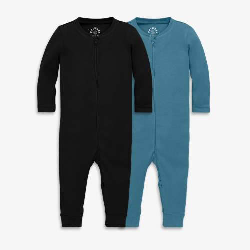 Baby organic zip romper 2-pack | Primary.com