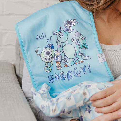 3 Pack Premium Burp Cloths - Monsters, Inc. Medley