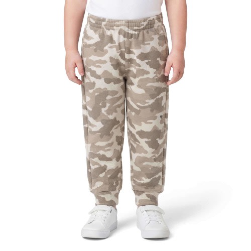 Boys' Elastic Waistband Fleece Printed Camo Sweatpant (Baby/Toddler)