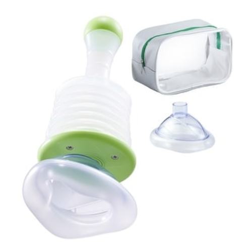 UIMOSO Choking Rescue Device, Portable Airway Clear Anti Choking Suction Device with 2 Multi-size Masks and 1 Storage Bag