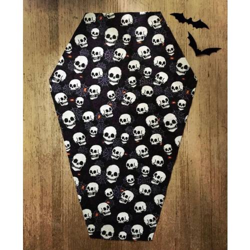 Skulls Coffin Burp Cloth Spooky Goth Little Baby Newborn - Etsy