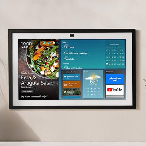 Amazon Echo Show 15 (newest model), Full HD 15.6" for home organization, with built-in Fire TV, Designed for Alexa+
