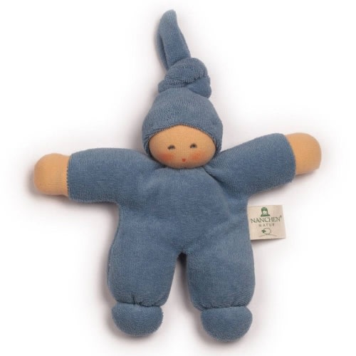 Bella Baby - Organic Terry Doll - Dark Blue